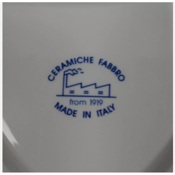 Ceramiche Fabbro Italian Christmas Candy Bowl Dish - Picture 3 of 3